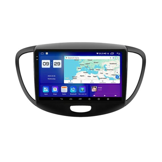 Штатна магнітола серії Mekede M200S 2K під Hyundai i10 2007-2013 9 дюймів