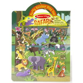 Набір для творчості Melissa&amp;Doug Об&apos;ємні багаторазові наліпки Сафарі (MD9106)