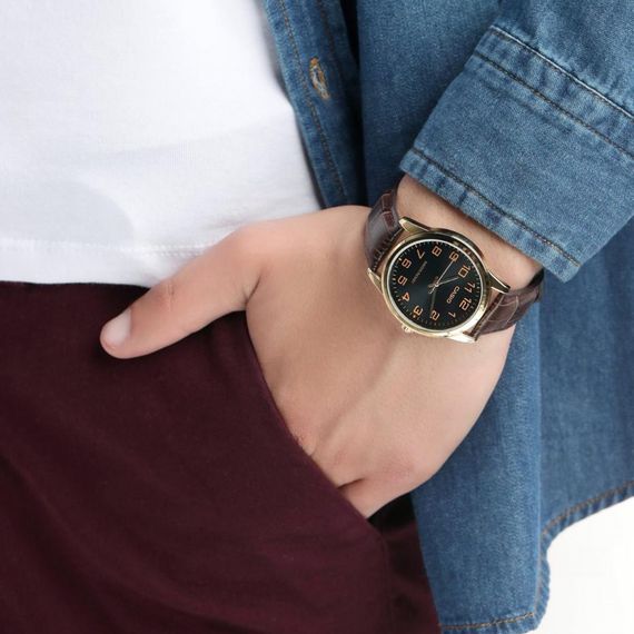 Чоловічий годинник Casio MTP-V001GL-1B | Зображення 1