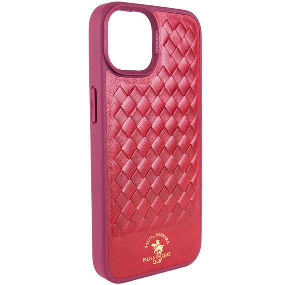 Шкіряний чохол Polo Santa Barbara для Apple iPhone 15 (6.1") Red | Зображення 1