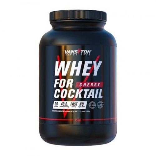 Протеїн Vansiton Whey For Coctail 1500 g /25 servings/ Cherry