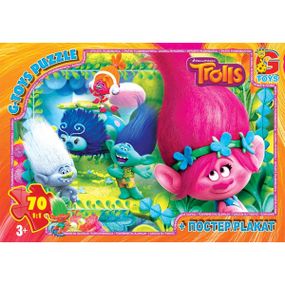 Пазлы G-Toys Тролли TR0078 70 деталей