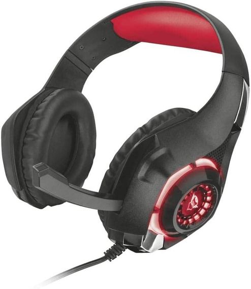 Ігрова гарнітура Trust Gaming GXT 313 Nero з підсвіткою для ПК і ноутбуках, повнорозмірні накладні навушники провідні 3.5 мм jack | Зображення 1