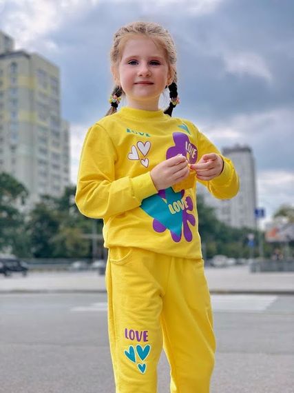 Костюм для дівчинки Носи своє 122 Жовтий (p-11433-124015) | Зображення 5