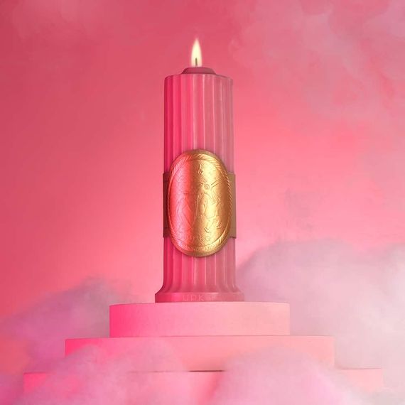 Свічка низькотемпературна рожева Low temperature wax candle 150 г | Зображення 9