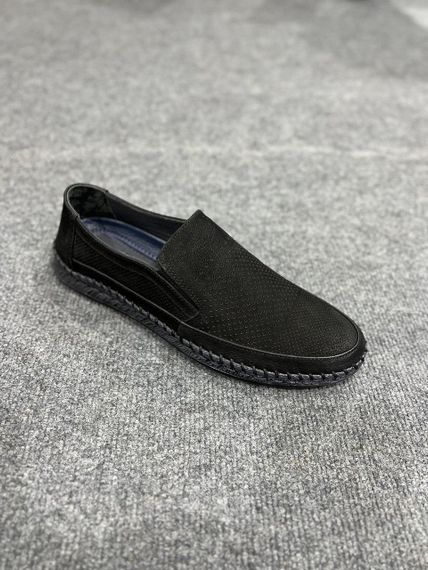 Черные турецкие мокасины 40 41 42 43 44 45 размер | Зображення 8