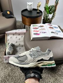 Кросівки New 2002R New Grey Beige Green , текстиль , В'єтнам 38 24 см