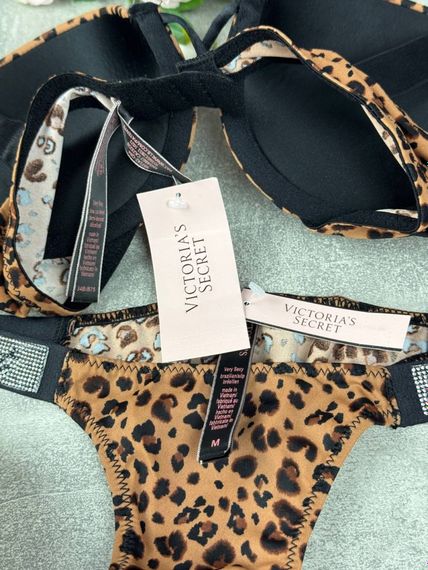 Комплект Victoria's Secret 2402 Push-Up Bra леопардовий | Зображення 4