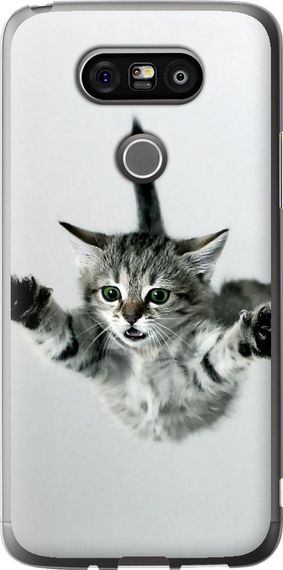 Чехол на LG G5 H860 Летящий котёнок "2322u-348-17620"
