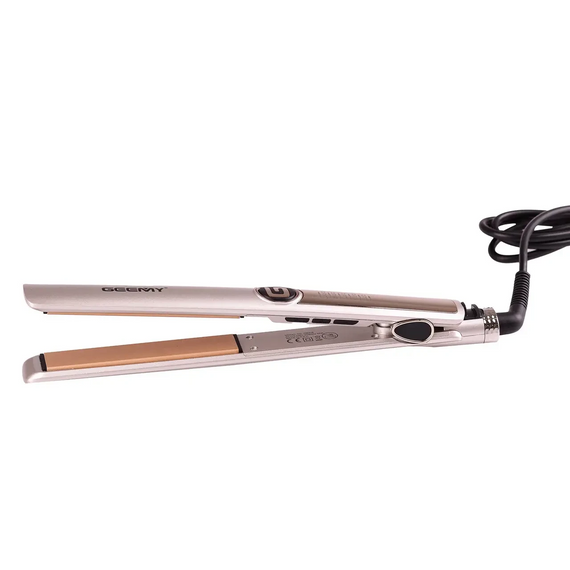 Утюжок для волосся Gemei GM-416 з турмаліновим покриттям білий | Зображення 3