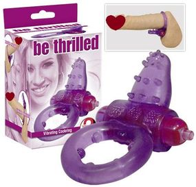 Кільце з вібрацією Бузкова НІжність sexstyle