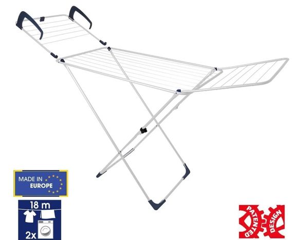 Сушарка для білизни підлогова Casa Si Kolibri 2in1 18m White (CS92131C06) | Зображення 4