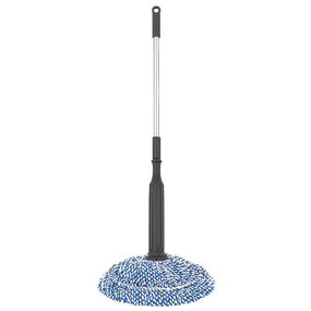 Швабра для миття підлоги універсальна швабра для прибирання кругла Синій HP-35015-44