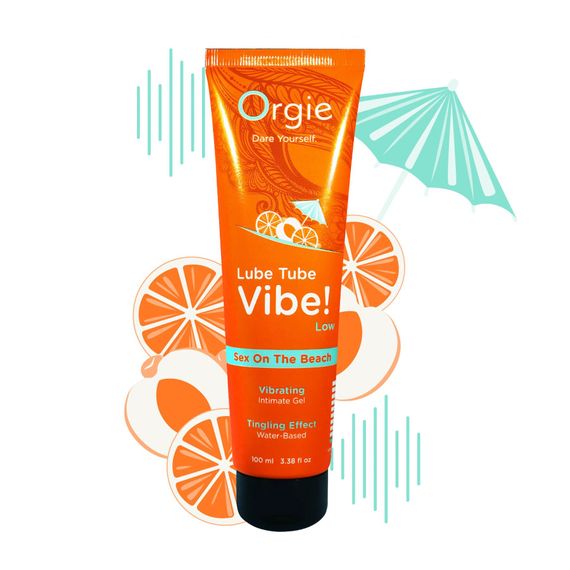Вібролубрикант Orgie Lube Tube Vibe! Sex On The Beach 100 мл | Зображення 1