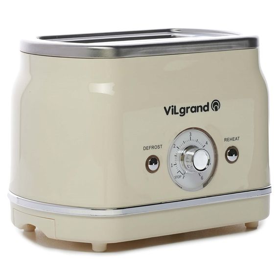 Хороший тостер ViLgrand VT0823R 850 Вт, Электрический горизонтальный тостер, Тостерница XZ-761 для бутербродов