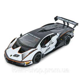 Детская инерционная машинка AP-2036(White) двери открываются, свет и звук, 1:24, 23 см