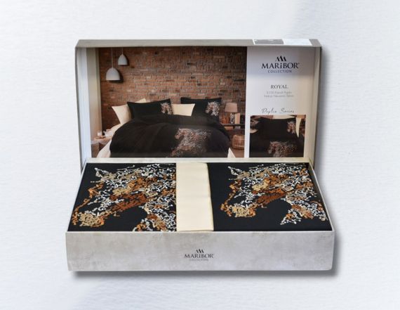 Постельное белье Maribor Elegance Poplin 200 х 220 см Royal Siyah | Зображення 4