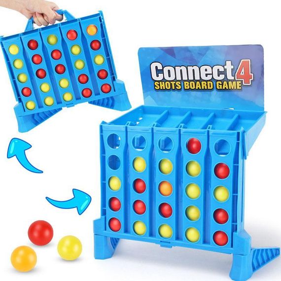 Настольная интерактивная игра Ummi 22013 Connect 4 Shots Board Game Blue | Зображення 1