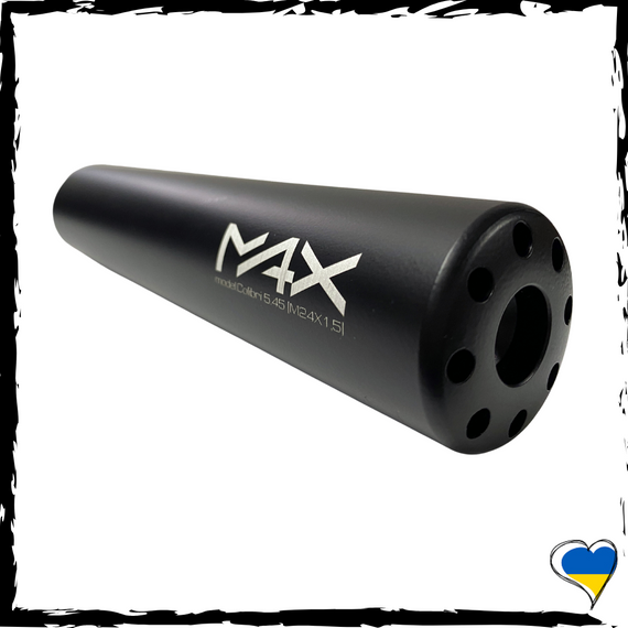 Глушник для АК, АКМ, АК74, АКС74У MAX model.Colibri 5.45. Саундмодератор | Зображення 1