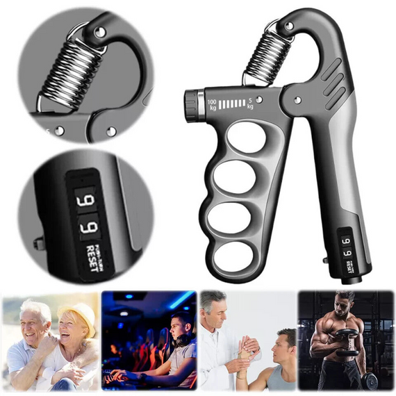 Кистьовий Еспандер із регульованим навантаженням 6-100 кг, пружинний регульований кистьовий еспандер | Зображення 5