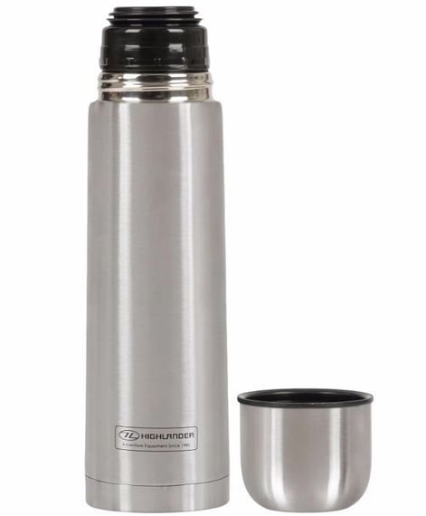 Термос Highlander Duro Flask 1L Silver Single (FLA115-SR-SGL) | Зображення 1