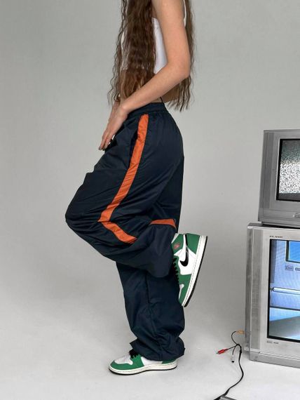 Женские широкие штаны карго из плащевки SH265 цвет черный, размер onesize 42/46 | Зображення 2