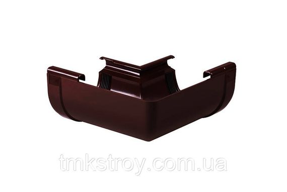 Угол внутренний 90° для желоба водосточной системы Profil (Профиль) 90/75, Коричневый