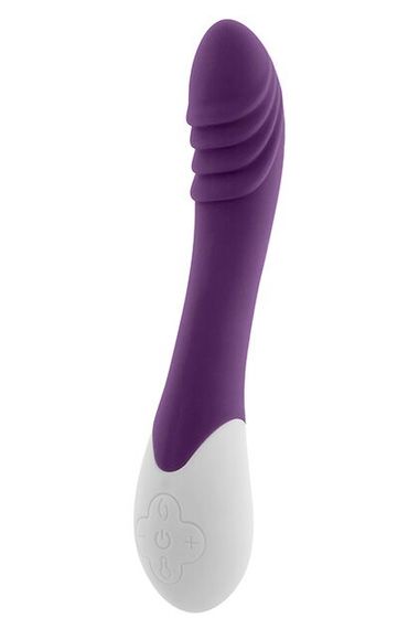 Вібратор S Pleasures Premium Phoenix, для точки G, фіолетовий, водостійкий, 16 видів вібрації, нагрів