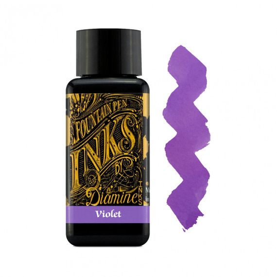 Чернила для перьевых ручек Diamine Ink 30мл, Violet (фиолетовый)