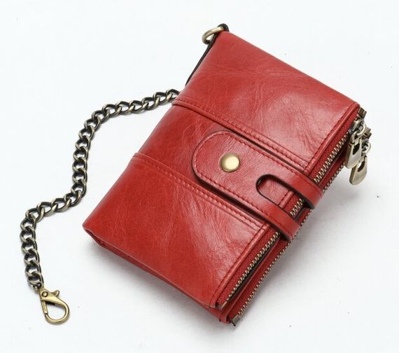 Кошелек универсальный Vintage 14680 Красный | Зображення 9