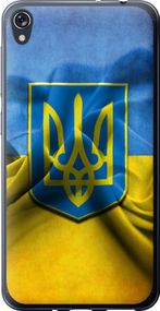 Чехол на Asus ZENFONE Live ZB501KL Флаг и герб Украины 1 "375u-1128-17620"