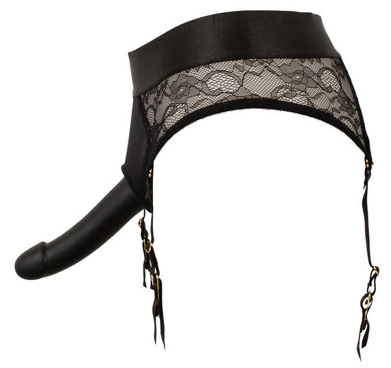 Страпон на трусиках с подвязками sexstyle | Зображення 2