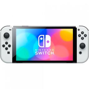 Ігрова консоль Nintendo Switch OLED (біла) 45496883386