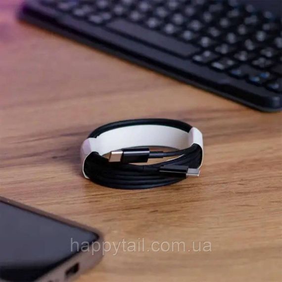 Кабель для зарядки USB-С шнур 2м черный UR522 | Зображення 1