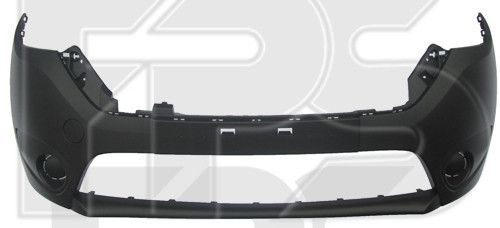 Передний бампер Renault Dokker, Lodgy 12- черный, без отв. ПТФ (FPS) 620221477R