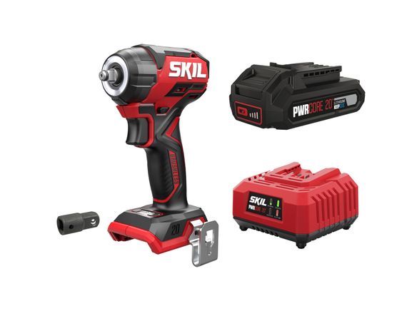 Гайковерт акумуляторний безщітковий ударний, SKIL 3265 CA Compact + енергокомплект 3110 АА 11071900102 (акумулятор 2,5 Ah, зарядний пристрій) промо-комплект