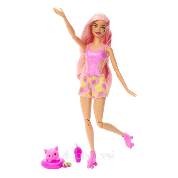 Набор Barbie Pop Reveal Fruit Series Strawberry Lemonade Кукла Барби Сочные фрукты Клубничный лимонад | Зображення 3