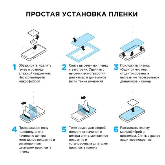 Гідрогелева плівка самовідновлюється INOBI Silver Edition HD Glossy PS-001 25 штук (24026-01_1271) | Зображення 8