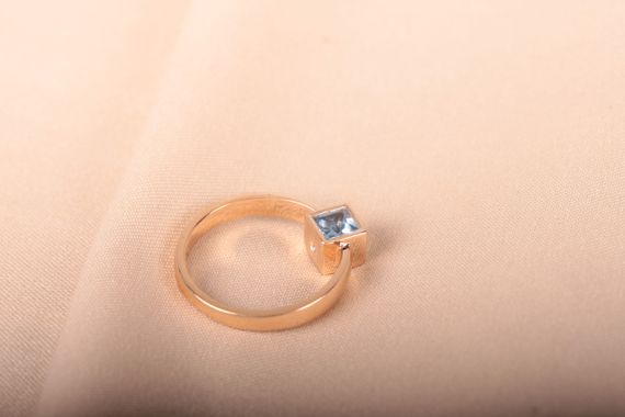 Кольцо из красного  золота в стиле LV | Зображення 6