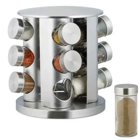 Карусель для спецій Spice carousel 12 відсіків. Контейнери для спецій | Зображення 2