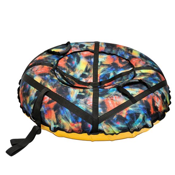 Тюбінг для катання по снігу 100 см "Міраж" (Оксфорд, ПВХ) санки ватрушка | Зображення 1