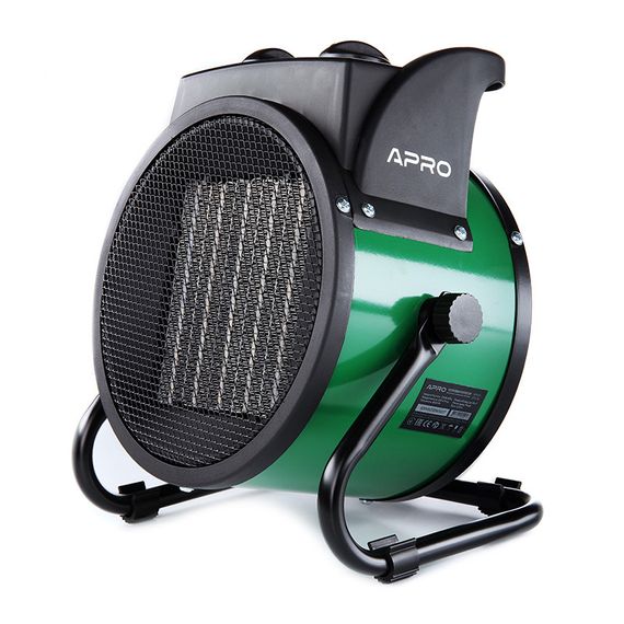 Тепловентилятор электрический с керамическим нагревателем EFH-30 220м³/ч, 3.0кВт APRO | Зображення 6