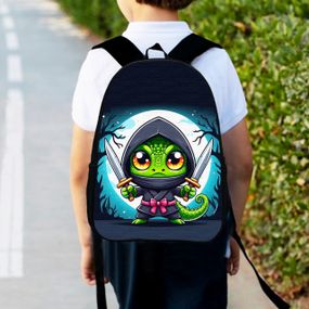 Рюкзак дитячий Рюкзак дитячий Дракончик Ніндзя 34х27 см, ранець міський для хлопчика (00540)