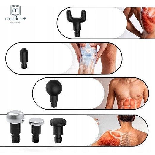 Перкуссионный ручной массажер для тела и мышц Medica+ MassHand Pro 6.0 гарантия 1 год | Зображення 6