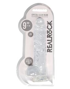 Фалоімітатор - Realrock Dildo 9" Transparent sexstyle