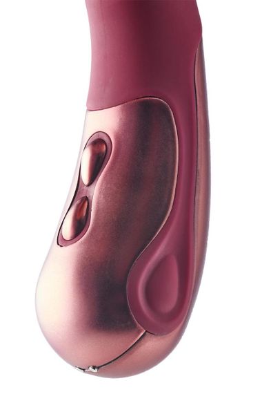 Вибратор для точки G рельефный, Dream Toys Dinky Single Vibrator Jaimy D, бордовый sexstyle | Зображення 3