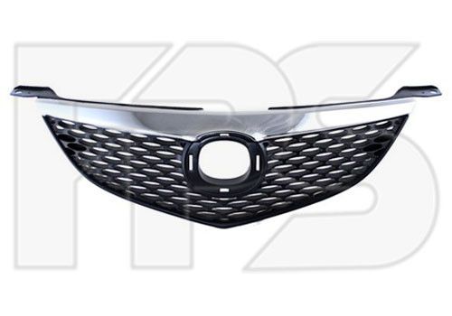 Решетка радиатора Mazda 3 04-06 Седан, накладка хром (FPS) BN8V50710CA