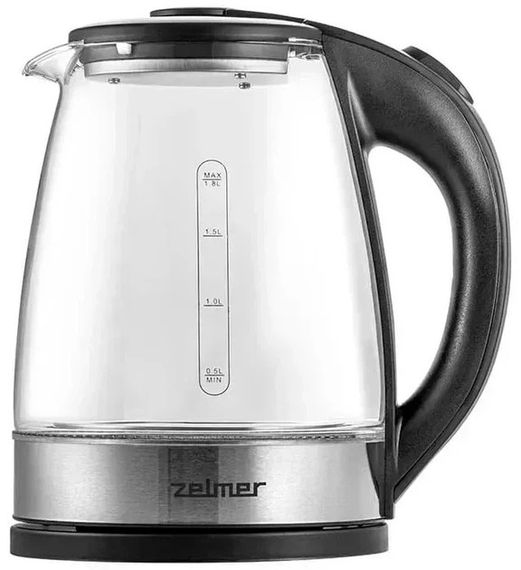Электрочайник Zelmer ZCK8012 1.8 л серебристый | Зображення 1