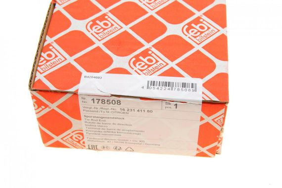 Наконечник тяги рулевой R Citroen C3 1.2 VTi 1.5 1.6 BluHDi16- 178508 | Зображення 8