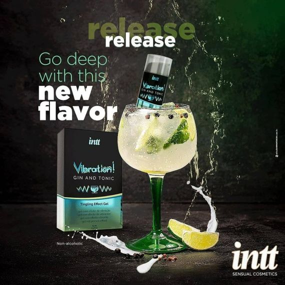 Рідкий вібратор Intt Vibration Gin Tonic 15 мл | Зображення 3
